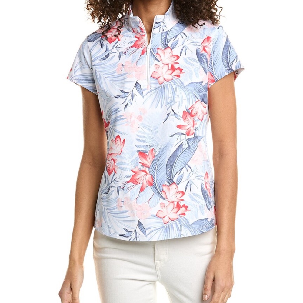 Tommy Bahama Islandzone Floral Short Sleeve Top